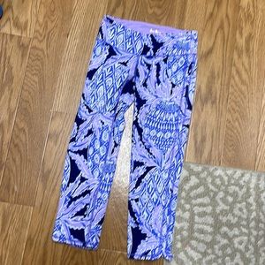 Lilly Pulitzer luxletic womens purple leggings size xs